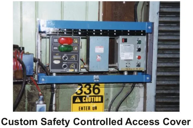 Custom controlled-access panel