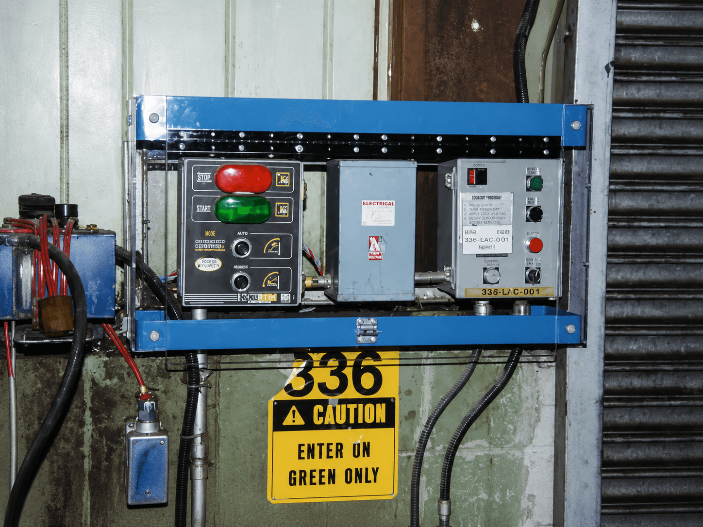Custom controlled-access panel