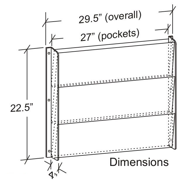 High Capacity Wall Rack ( HCW3 27" & 36" Wide) thumbnail 3