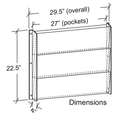 High Capacity Wall Rack (HCW3 27" & 36" Wide) thumbnail 2