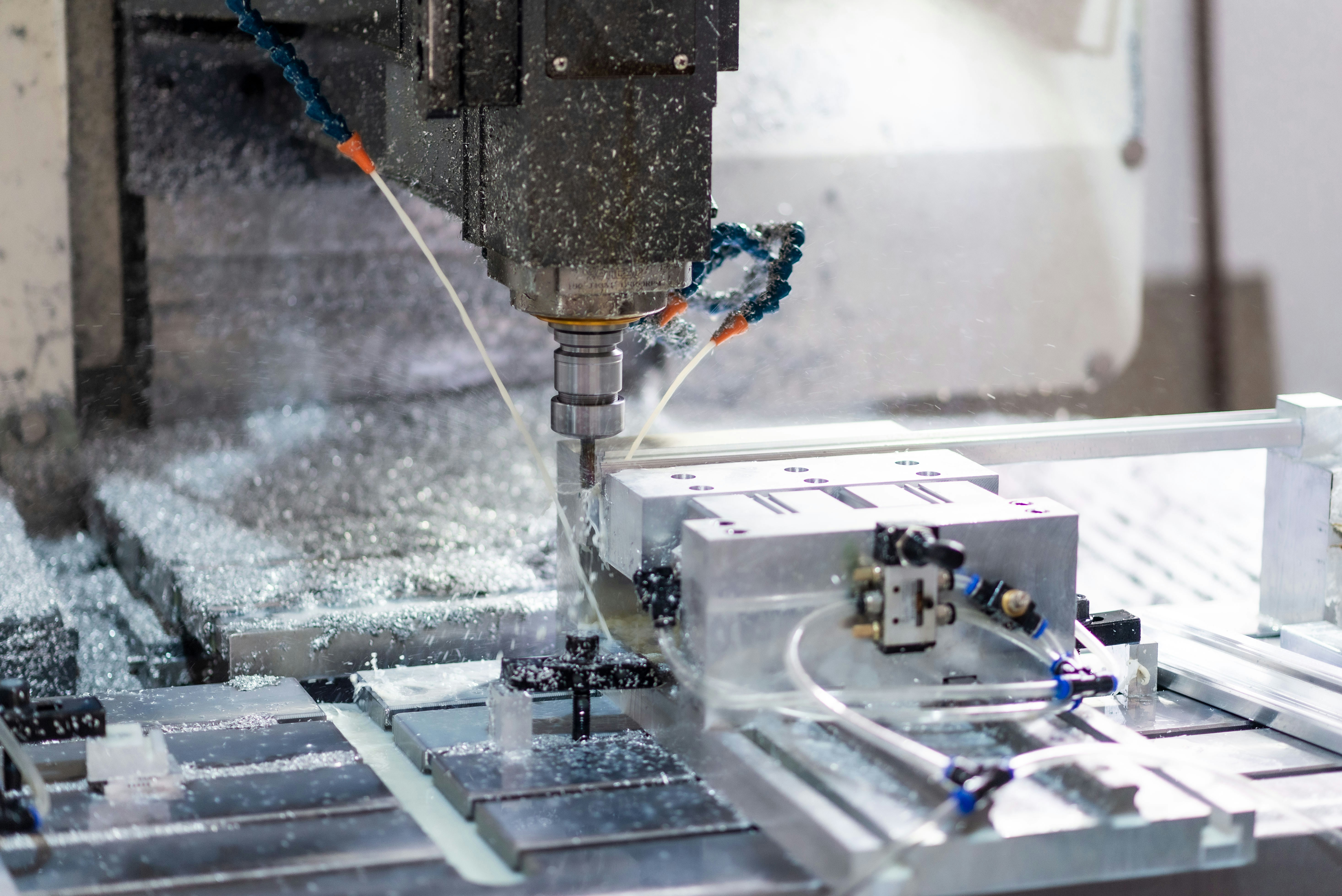 CNC machining of a plastic component